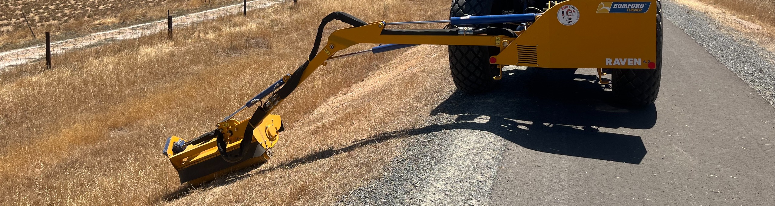 Amy Gillett - Grass slashing operations