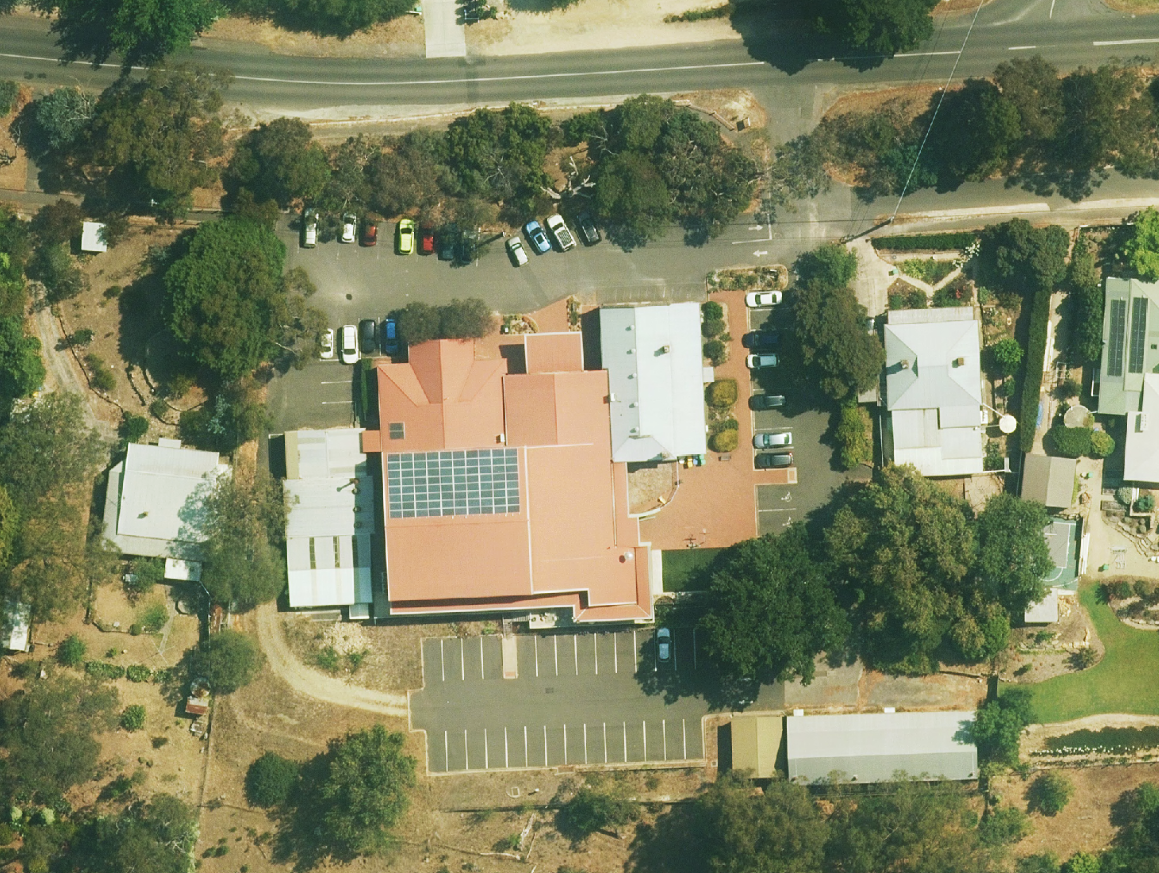 aerial image of Aldgate Village Well